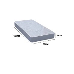 Colchao D33 Liso Solteiro 88x188x12cm Lestespuma 59795