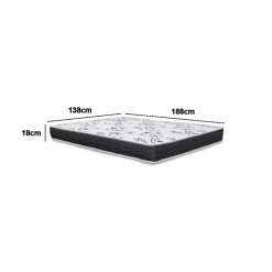 Colchao Extra Firme Casal 138x188x18cm Lestespuma 55606