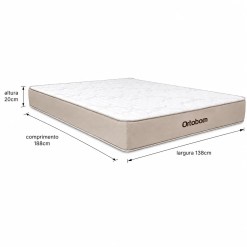 Colchao Fit 2 0 Casal 138x188x20cm Ortobom 97703
