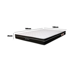 Colchao Krattos Casal 24x188x138cm D33 Nosso Sonho 82436