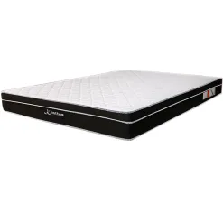 Colchao Krattos Casal 24x188x138cm D33 Nosso Sonho Branco Com Preto 90438