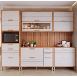 Cozinha Eloise Completa 5 Pecas 9 Portas 7 Gavetas Mgm 35566