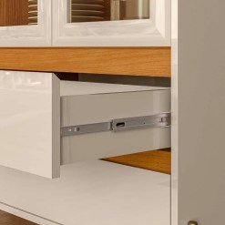 Cristaleira Brisa 2 Portas De Vidro 2 Gavetas Madetec 53383