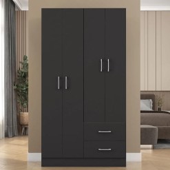 Guarda Roupa Panama Solteiro 4 Portas 2 Gavetas Fellicci 88134