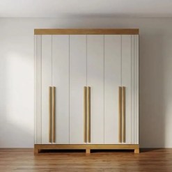 Guarda Roupa Pica Pau Casal 6 Portas 4 Gavetas Valdemoveis 14813