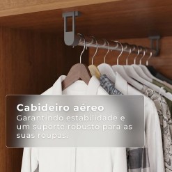 Guarda Roupa Roma New Casal 6 Portas 2 Gavetas Salleto 68908