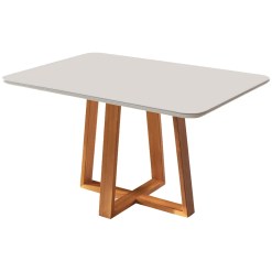 Mesa Atenas 120x80cm Mundial Mel Off White 51853