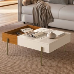 Mesa De Centro Leme Retangular Madetec 39969