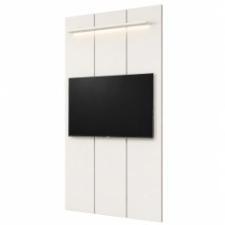 Painel Estone Sem Nicho 140cm Para Tv Ate 50 Polegadas Edn Off White 63767