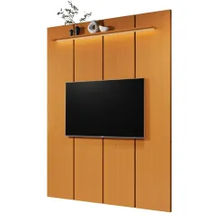 Painel Estone Sem Nicho 180cm Para Tv Ate 75 Polegadas Edn Cedro 89695