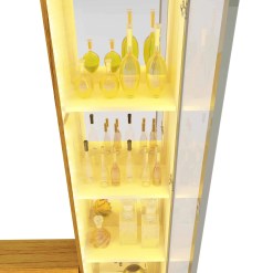 Painel Luminare Com 2 Torres Para Tv Ate 85 Polegadas Com Led 5 Portas Gelius 35140