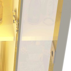 Painel Luminare Com 2 Torres Para Tv Ate 85 Polegadas Com Led 5 Portas Gelius 77683
