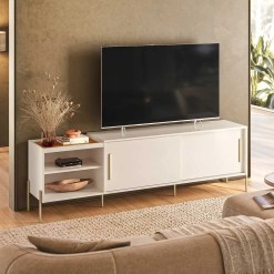 Rack Mare Para Tv Ate 60 Polegadas 2 Portas Madetec 23286