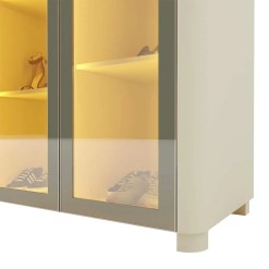 Sapateira Innova Reflecta 2 Portas Com Led Gelius 27634