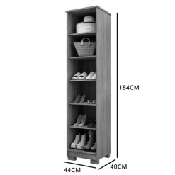Sapateira Lia 1 Porta Com Espelho Mgm 89415