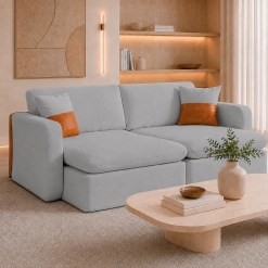 Sofa Cama Gaya 230cm Em Veludo 4 Lugares Retratil E Reclinavel Innove 61845