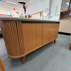 Buffet Luna 3 Portas Ripado Lj 12238