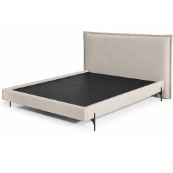 Cama Flora Casal Com Cabeceira Bonan Bege 32157