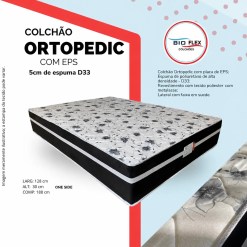 Colchao Ortopedic Viuva 30x188x128cm D33 Bio Flex 53937