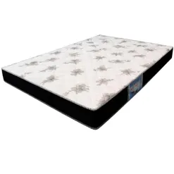 Colchao Sante Casal 14x188x138cm D33 Nosso Sonho Branco Com Preto 77832