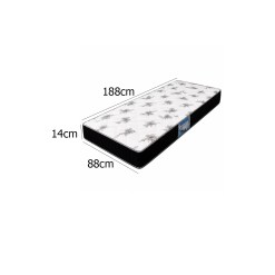 Colchao Sante Solteiro 14x188x88cm D33 Nosso Sonho 37374