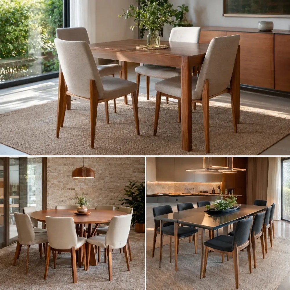 Como escolher mesa de jantar: dicas práticas em ambientes decorados