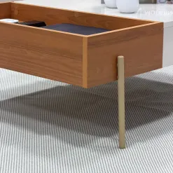 Mesa De Centro Leme Retangular Madetec 26522