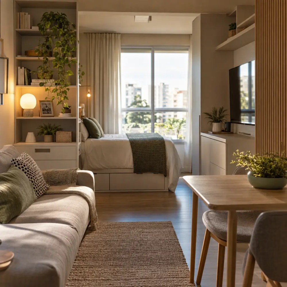 Móveis para uma casa pequena: como escolher em ambiente integrado 天天中彩票qq