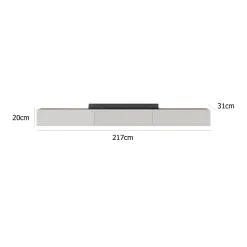 Nicho Suspenso Niagara 217cm Com 3 Gavetas Colibri 39628