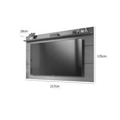 Painel Danubio Para Tv Ate 75 Polegadas Colibri 62497