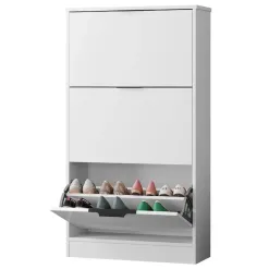 Sapateira Aurora 3 Portas Rud Rack Branco 23450