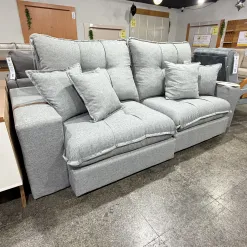 Sofa Premium Em Linho 4 Lugares Retratil E Reclinavel 230cm Aifos 25256