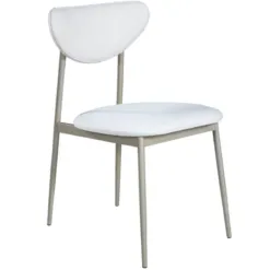 Cadeira Safira Tecido Corino Cm Decor Bege 85613