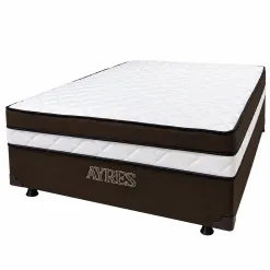 Cama Box Ayres Casal 138x188x59cm Alto Nivel Marrom 62528