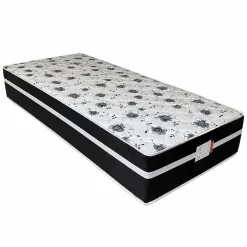 Colchao Ortopedic Solteirao 30x188x108cm D33 Bio Flex Branco Com Preto 25859