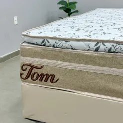 Colchao Tom Casal Com Molas Ensacadas 32x188x138cm Alto Nivel 99391