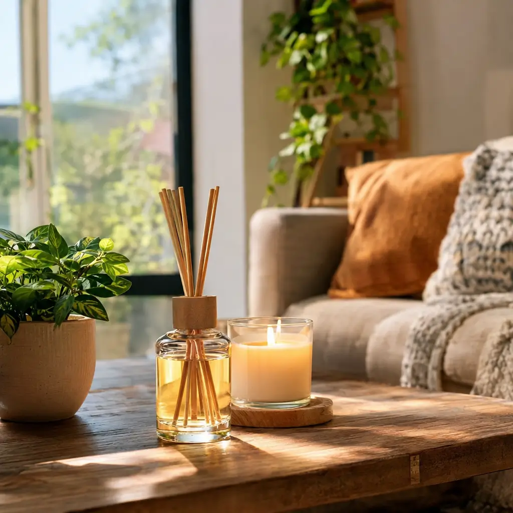 Como deixar a casa cheirosa por mais tempo com difusor e vela
