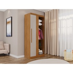 Guarda Roupa Fortaleza Modulo Canto Sem Espelho E Pes 1 Porta Salleto 21223