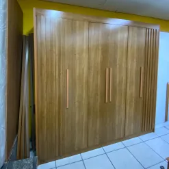 Guarda Roupa Granada Casal 6 Portas 6 Gavetas Ripado Salleto 65235