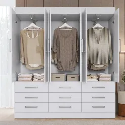 Guarda Roupa Milao Cadorin Casal 6 Portas 9 Gavetas 42518