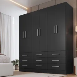 Guarda Roupa Milao Cadorin Casal 6 Portas 9 Gavetas 77066