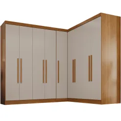 Guarda Roupa Modulado Recife Fortaleza Recife Sem Espelho E Pes Casal 9 Portas 4 Gavetas Salleto Cinamomo Off White 49711