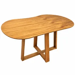 Mesa Ibiza Organica 135x90cm Sem Vidro Minas Plac Cinamomo 22827