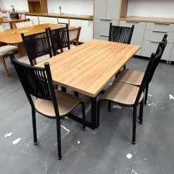 Mesa Mariana 140cm Com 6 Cadeiras Galaxy Paonanda 63932