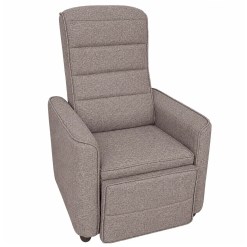 Poltrona Stela Em Linho Reclinavel Delare Bege 24422