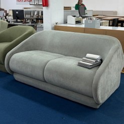 Sofa Cama Multy 2 Lugares Em Linho 163cm Gralha Azul 59711